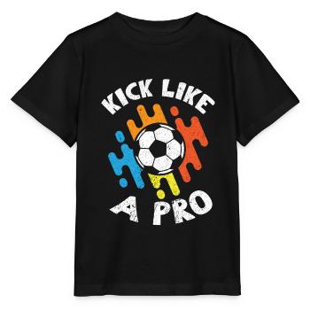 Football Footballers Football players Men's football - Stanley/Stella MINI CREATOR Kids’ T-Shirt - black - Front - Mikhail (115cm)