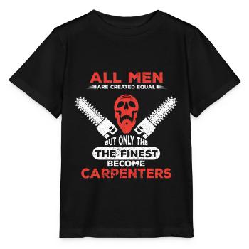 Carpenter Carpenter Carpenter Craft Journeyman - Stanley/Stella MINI CREATOR Kids’ T-Shirt - black - Front - Mikhail (115cm)