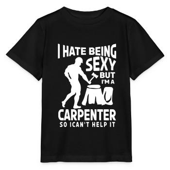 Carpenter Carpenter Carpenter Craft Journeyman - Stanley/Stella MINI CREATOR Kids’ T-Shirt - black - Front - Mikhail (115cm)
