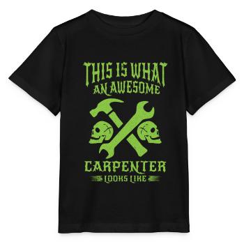 Carpenter Carpenter Carpenter Craft Journeyman - Stanley/Stella MINI CREATOR Kids’ T-Shirt - black - Front - Mikhail (115cm)