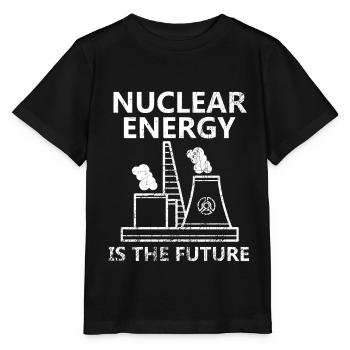 Atomkraftwerk AKW Atomkraft Nuclear Klimawandel - Stanley/Stella Kinder T-Shirt MINI CREATOR  - Schwarz - Vorne - Mikhail (115cm)