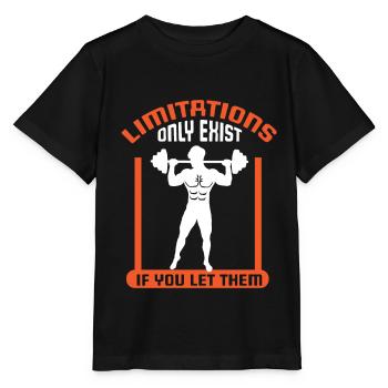 Musculation Musculation Fitness Renforcement musculaire - T-shirt bio MINI CREATOR Stanley/Stella Enfant - noir - Devant - Mikhail (115cm)