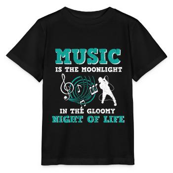 Musiker Musik Rhythmus Notenschlüssel - Stanley/Stella Kinder T-Shirt MINI CREATOR  - Schwarz - Vorne - Mikhail (115cm)