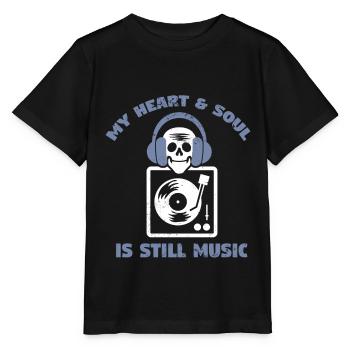 DJ Discjockey Diskjockey Auflegen Club - Stanley/Stella Kinder T-Shirt MINI CREATOR  - Schwarz - Vorne - Mikhail (115cm)