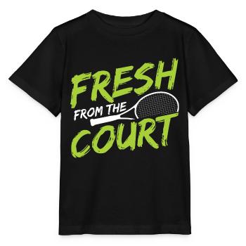 Tennisplatz Spruch Für Tennis - Stanley/Stella Kinder T-Shirt MINI CREATOR  - Schwarz - Vorne - Mikhail (115cm)