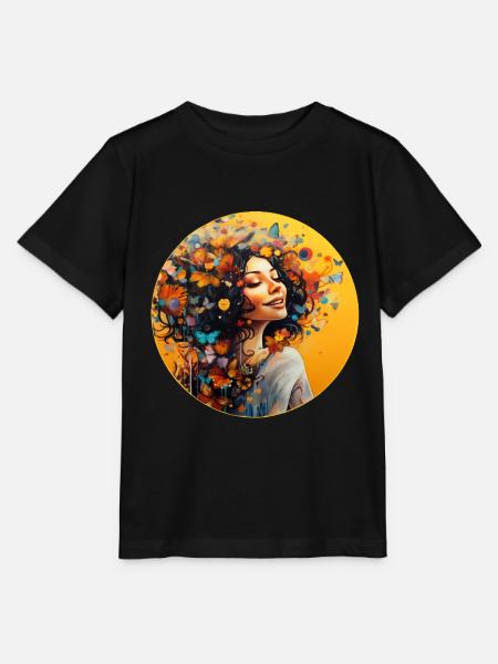 Mutter Natur - Stanley/Stella Kinder T-Shirt MINI CREATOR - Schwarz