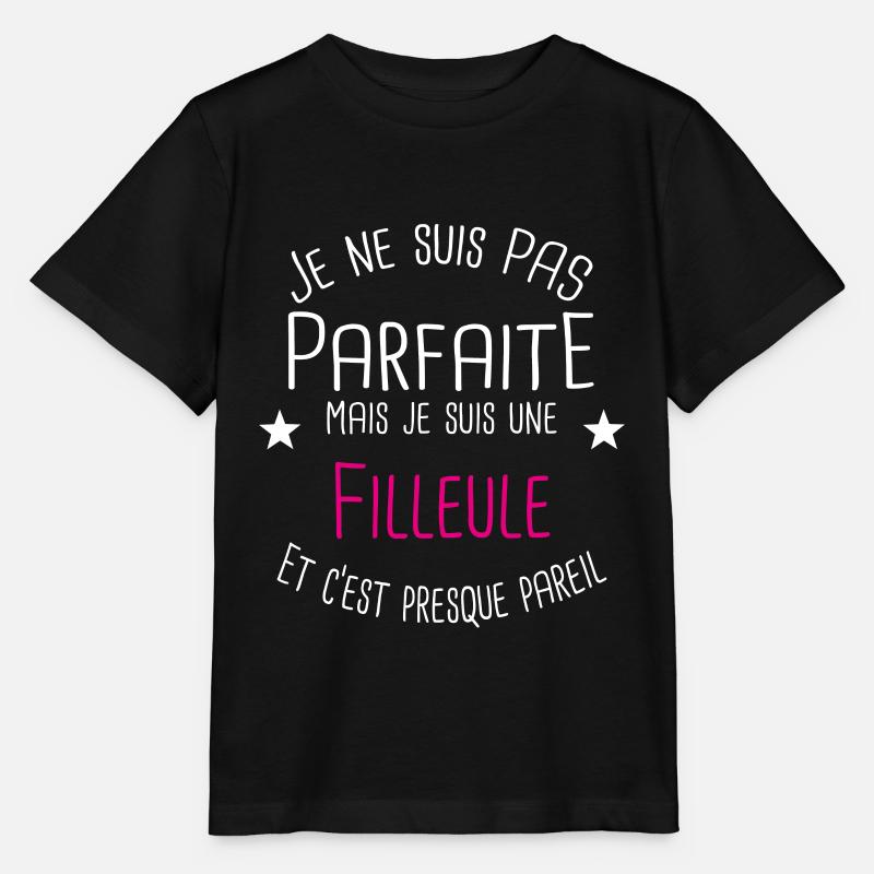 Filleule - T-shirt bio MINI CREATOR Stanley/Stella Enfant - noir