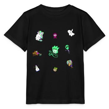 comic comicstyle charakter - Stanley/Stella Kinder T-Shirt MINI CREATOR  - Schwarz - Vorne - Mikhail (115cm)