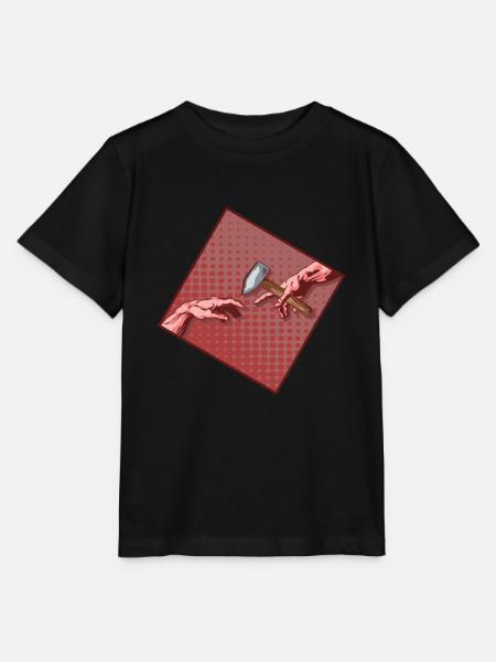 Schmied Schmiede Amboss Metallbauer Metall - Stanley/Stella Kinder T-Shirt MINI CREATOR - Schwarz