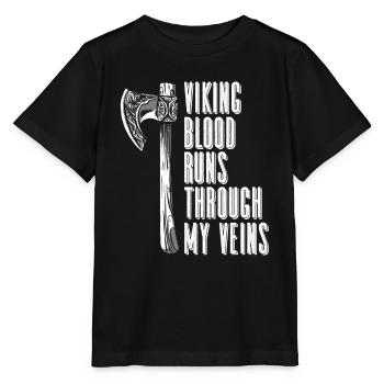Mythologie nordique Odin Viking Dieu nordique - T-shirt bio MINI CREATOR Stanley/Stella Enfant - noir - Devant - Mikhail (115cm)