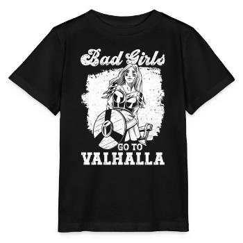 Nordische Mythologie Walhalla Wikinger Gott Frauen - Stanley/Stella Kinder T-Shirt MINI CREATOR  - Schwarz - Vorne - Mikhail (115cm)