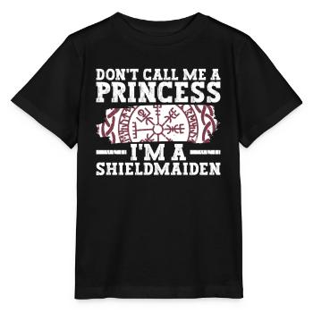 Shieldmaid Mythologie nordique Viking Nordique - T-shirt bio MINI CREATOR Stanley/Stella Enfant - noir - Devant - Mikhail (115cm)