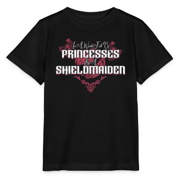 Shieldmaid Mythologie nordique Viking Nordique - T-shirt bio MINI CREATOR Stanley/Stella Enfant - noir - Devant - Mikhail (115cm)