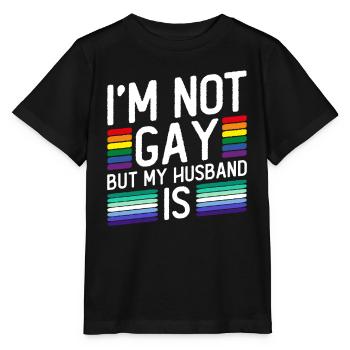 Schwuler Bräutigam Homosexuell Hochzeit Schwul - Stanley/Stella Kinder T-Shirt MINI CREATOR  - Schwarz - Vorne - Mikhail (115cm)