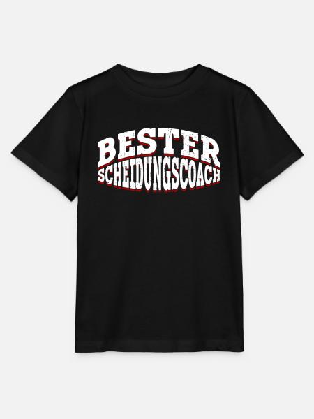 Bester Scheidungscoach - Scheidungsparty Scheidung - Stanley/Stella Kinder T-Shirt MINI CREATOR - Schwarz