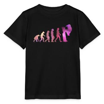 Évolution de la danseuse du ventre - Danseuse de danse du ventre - T-shirt bio MINI CREATOR Stanley/Stella Enfant - noir - Devant - Mikhail (115cm)