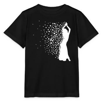 Belly Dancer + Flowers - Belly Dance Dancing - Stanley/Stella MINI CREATOR Kids’ T-Shirt - black - Front - Mikhail (115cm)