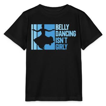 Belly dancing is not girly - belly dancers - Stanley/Stella MINI CREATOR Kids’ T-Shirt - black - Front - Mikhail (115cm)