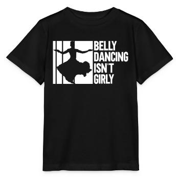 Belly dancing is not girly - belly dancers - Stanley/Stella MINI CREATOR Kids’ T-Shirt - black - Front - Mikhail (115cm)