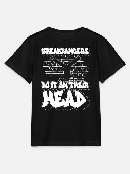 Les breakdancers le font sur leur tête - Breakdance - T-shirt bio MINI CREATOR Stanley/Stella Enfant - noir