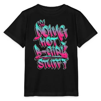 Faire des trucs chauds de B-Girl - Breakdance Hip Hop - T-shirt bio MINI CREATOR Stanley/Stella Enfant - noir - Devant - Mikhail (115cm)