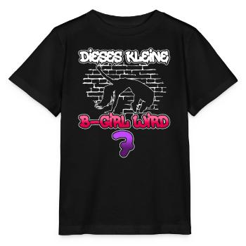 Dieses Kleine B-Girl Wird 7 - Breakdance - Stanley/Stella Kinder T-Shirt MINI CREATOR  - Schwarz - Vorne - Mikhail (115cm)