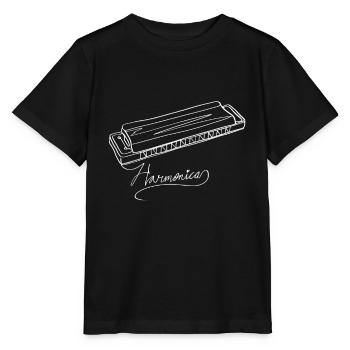 Harmonica Online Art - Harmonica - Stanley/Stella MINI CREATOR Kids’ T-Shirt - black - Front - Mikhail (115cm)