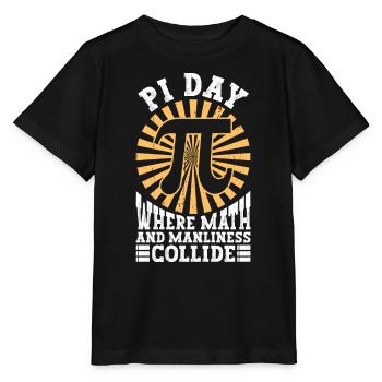 Drôle de professeur de mathématiques pour Pi Day Math Geek - T-shirt bio MINI CREATOR Stanley/Stella Enfant - noir - Devant - Mikhail (115cm)