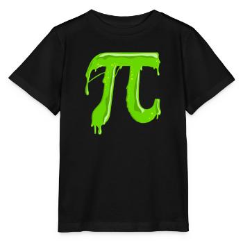 Green Slimy Pi - Funny math teacher for - Stanley/Stella MINI CREATOR Kids’ T-Shirt - black - Front - Mikhail (115cm)