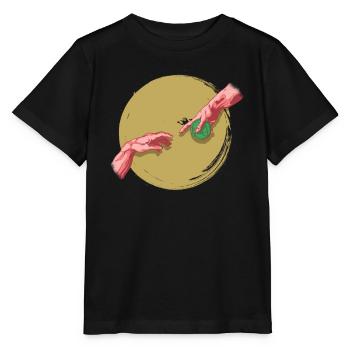Michelangelo's Creation Bocce Balls - Boccia - Stanley/Stella MINI CREATOR Kids’ T-Shirt - black - Front - Mikhail (115cm)