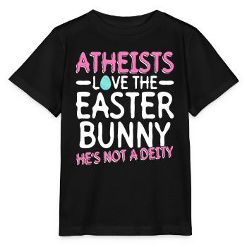 Atheist Easter Anti Religion Anti Church Atheism - Stanley/Stella MINI CREATOR Kids’ T-Shirt - black - Front - Mikhail (115cm)