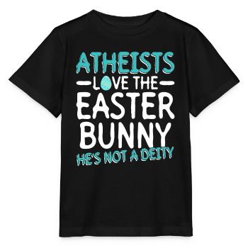 Atheist Easter Anti Religion Anti Church Atheism - Stanley/Stella MINI CREATOR Kids’ T-Shirt - black - Front - Mikhail (115cm)
