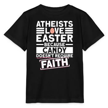 Atheist Easter Anti Religion Anti Church Atheism - Stanley/Stella MINI CREATOR Kids’ T-Shirt - black - Front - Mikhail (115cm)