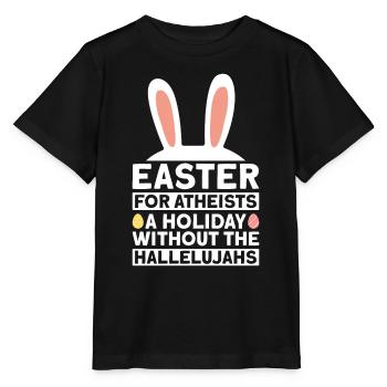 Vacances athées de Pâques sans Hallelujas athées - T-shirt bio MINI CREATOR Stanley/Stella Enfant - noir - Devant - Mikhail (115cm)