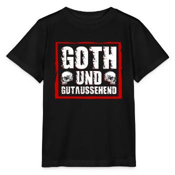 Goth und Gutaussehend - Gothic Goth Girl - Stanley/Stella Kinder T-Shirt MINI CREATOR  - Schwarz - Vorne - Mikhail (115cm)