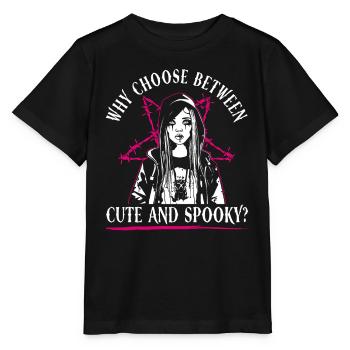 Niedlich und gruselig? - Bubble Goth Perky Goth - Stanley/Stella Kinder T-Shirt MINI CREATOR  - Schwarz - Vorne - Mikhail (115cm)