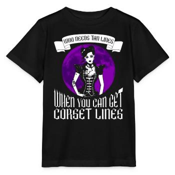 Moontan gothique disant Goth Girl Goth Emo - T-shirt bio MINI CREATOR Stanley/Stella Enfant - noir - Devant - Mikhail (115cm)