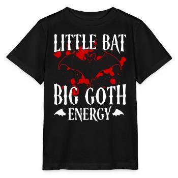 Baby Bat Gothic Goth Grufti Saying - Stanley/Stella MINI CREATOR Kids’ T-Shirt - black - Front - Mikhail (115cm)