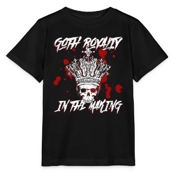 Goth Royalty In The Making - Baby Bat Gothic - Stanley/Stella Kinder T-Shirt MINI CREATOR  - Schwarz - Vorne - Mikhail (115cm)