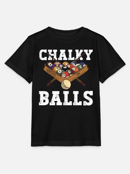 Chalky Balls - Lustige Billardkugeln - Stanley/Stella Kinder T-Shirt MINI CREATOR  - Schwarz