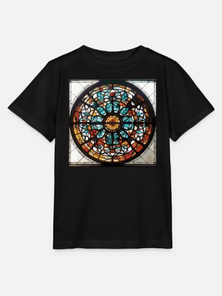 Glasmalerei - Glasmalerei Künstler - Stanley/Stella Kinder T-Shirt MINI CREATOR - Schwarz