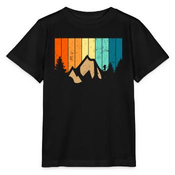 Geocacher Retro - Geocaching Geocacher - Stanley/Stella MINI CREATOR Kids’ T-Shirt - black - Front - Mikhail (115cm)