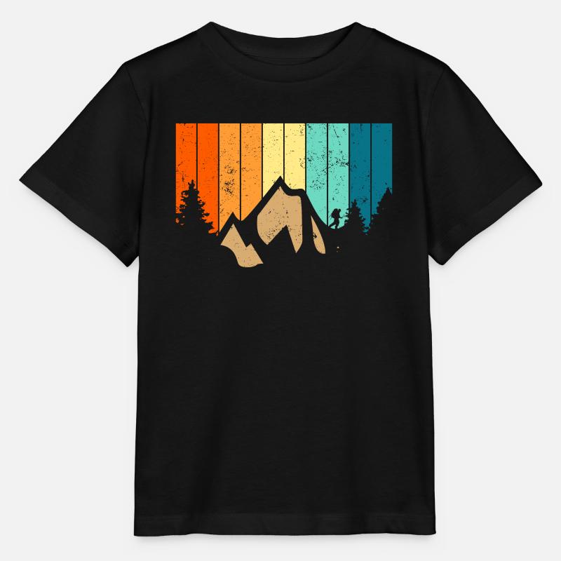 Geocacher Retro - Geocaching Geocacher - T-shirt bio MINI CREATOR Stanley/Stella Enfant - noir