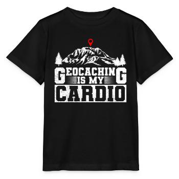 Geocaching ist mein Herzsport - Geocaching - Stanley/Stella Kinder T-Shirt MINI CREATOR  - Schwarz - Vorne - Mikhail (115cm)