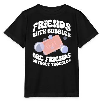savon fabrication savon savonnière savonnerie savon chaudière - T-shirt bio MINI CREATOR Stanley/Stella Enfant - noir - Devant - Mikhail (115cm)
