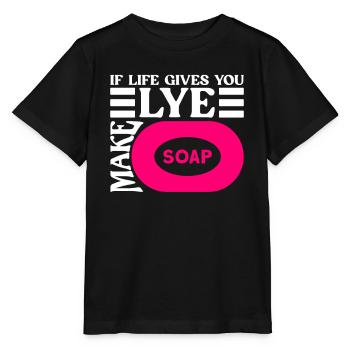 savon fabrication savon savonnière savonnerie savon chaudière - T-shirt bio MINI CREATOR Stanley/Stella Enfant - noir - Devant - Mikhail (115cm)
