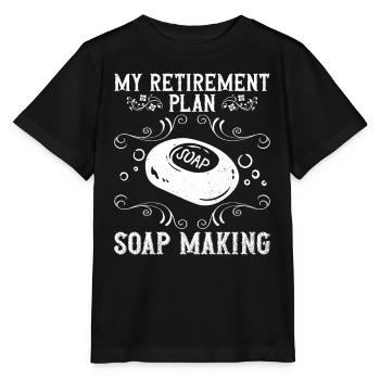 savon fabrication savon savonnière savonnerie savon chaudière - T-shirt bio MINI CREATOR Stanley/Stella Enfant - noir - Devant - Mikhail (115cm)