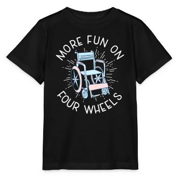 33 More Fun On Four Wheels R 02 - Stanley/Stella Kinder T-Shirt MINI CREATOR  - Schwarz - Vorne - Mikhail (115cm)