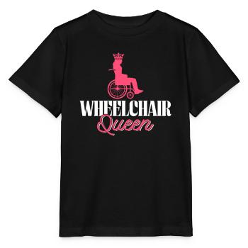 Fauteuil roulant Fauteuil roulant Handicap Drôle - T-shirt bio MINI CREATOR Stanley/Stella Enfant - noir - Devant - Mikhail (115cm)