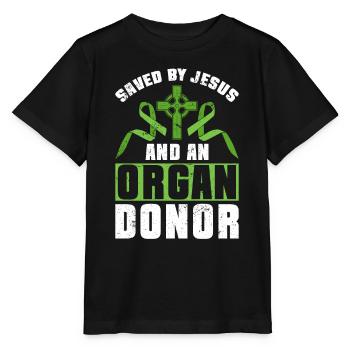 Don d’organes Greffe d’organes Don d’organes - T-shirt bio MINI CREATOR Stanley/Stella Enfant - noir - Devant - Mikhail (115cm)